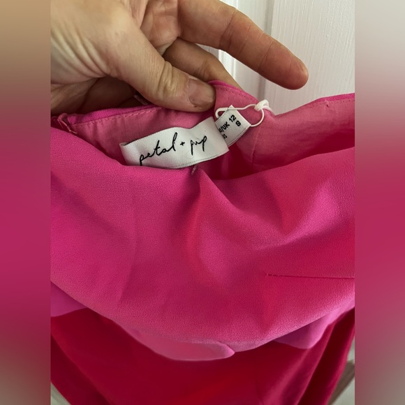 PETAL + PUP NWT Xiomar Pink Dress, Size 8 - Picture 11 of 12
